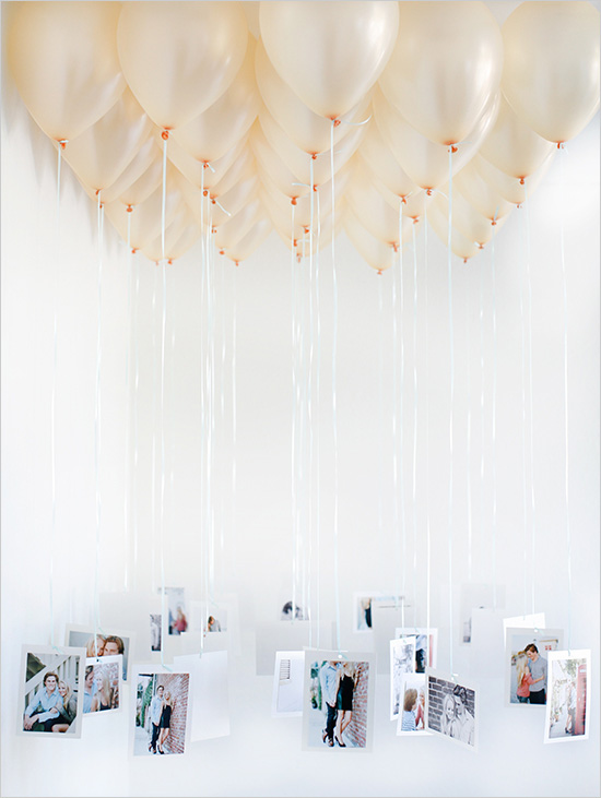 DIY: Decoratie met ballonnen en foto's
