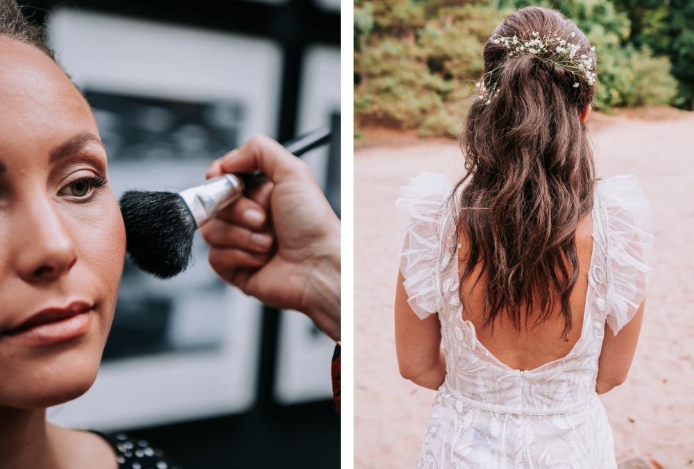 floral bohemian styled shoot