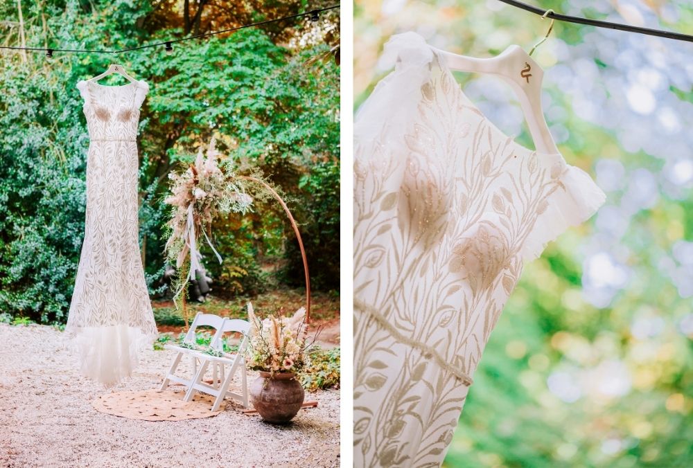 floral bohemian styled shoot