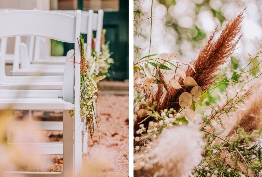 floral bohemian styled shoot
