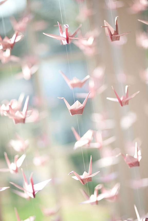 origami bruiloft