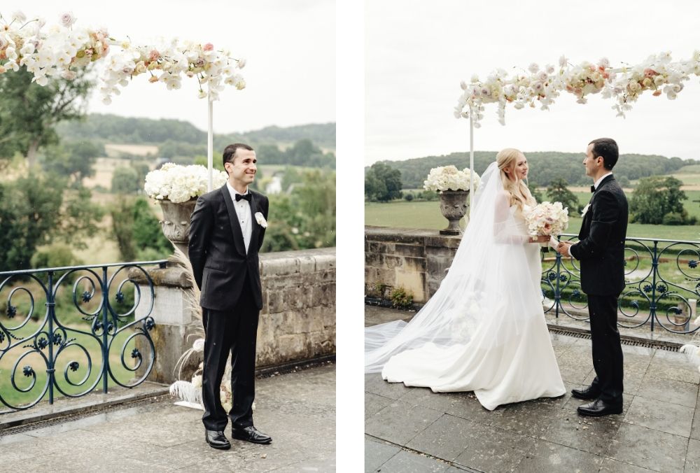 romantische luxe bruiloft bij chateau neercanne real wedding ceremonie