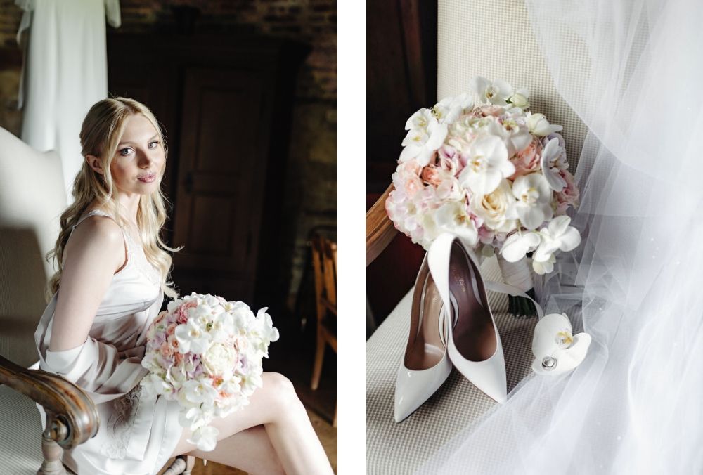 romantische luxe bruiloft bij chateau neercanne real wedding getting ready